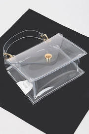 The Top Handle Clear Crossbody Bag