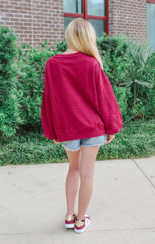 The FSU Star Balloon Sleeve Pullover