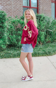 The FSU Star Balloon Sleeve Pullover