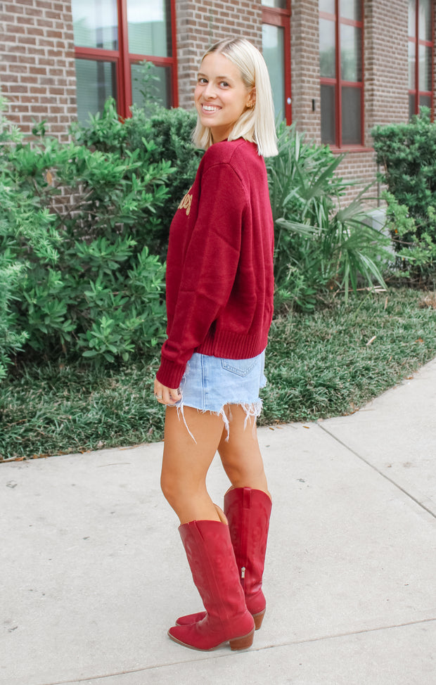The Seminoles Embroidered Sweater