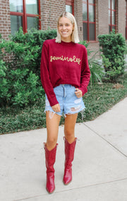 The Seminoles Embroidered Sweater