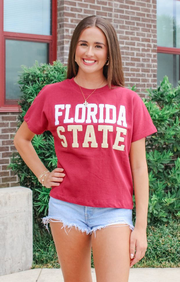 The Florida State Boxy Chenille Shirt