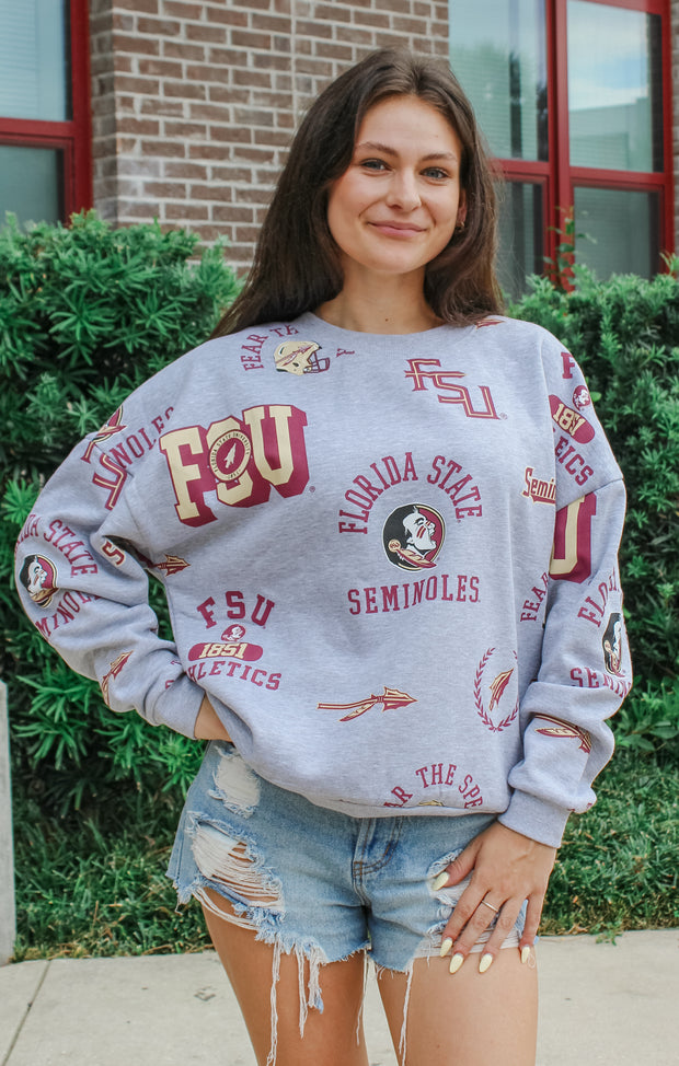 The FSU "Always on Repeat" Crewneck