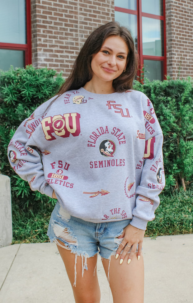 The FSU "Always on Repeat" Crewneck