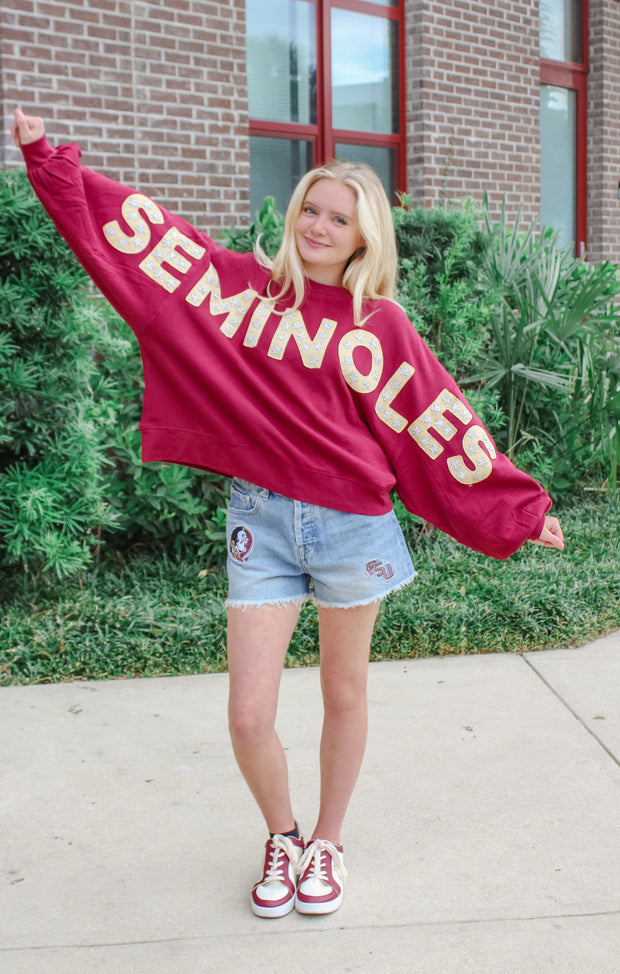 The FSU Star Balloon Sleeve Pullover