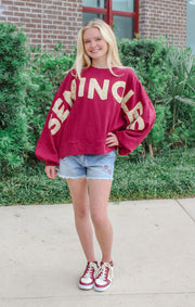 The FSU Star Balloon Sleeve Pullover