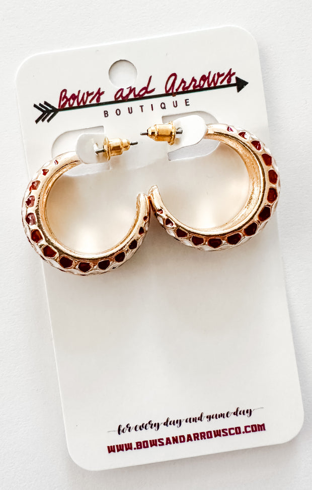 The Diamond Pattern Hoops