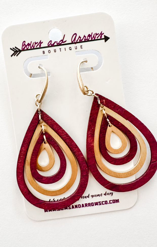 The Layered Teardrop Earrings