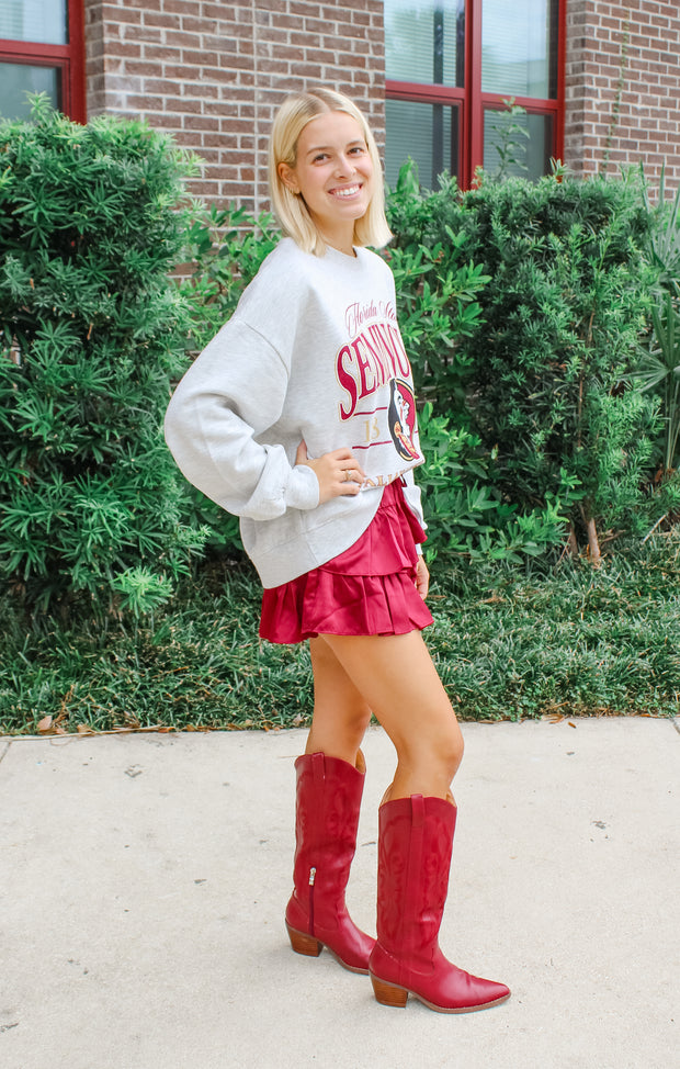 The FSU "Vinson" Oversized Melange Fleece