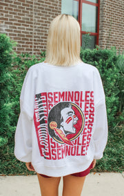 The Florida State "Zone" Oversized Crewneck
