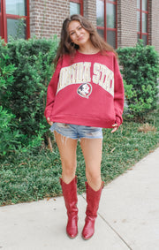 The Florida State "Arch Sweeper" Oversized Crewneck