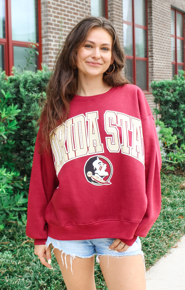 The Florida State "Arch Sweeper" Oversized Crewneck