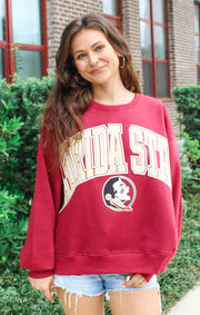 The Florida State "Arch Sweeper" Oversized Crewneck