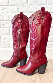 The Jenn Boot (Garnet)