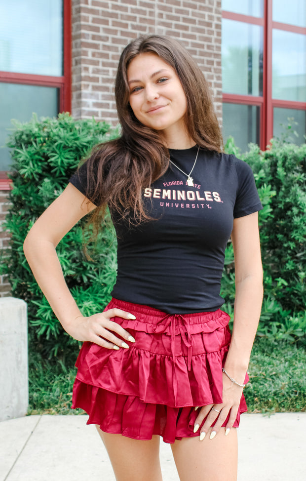 The Seminoles Cotton Jersey Tee (Black)