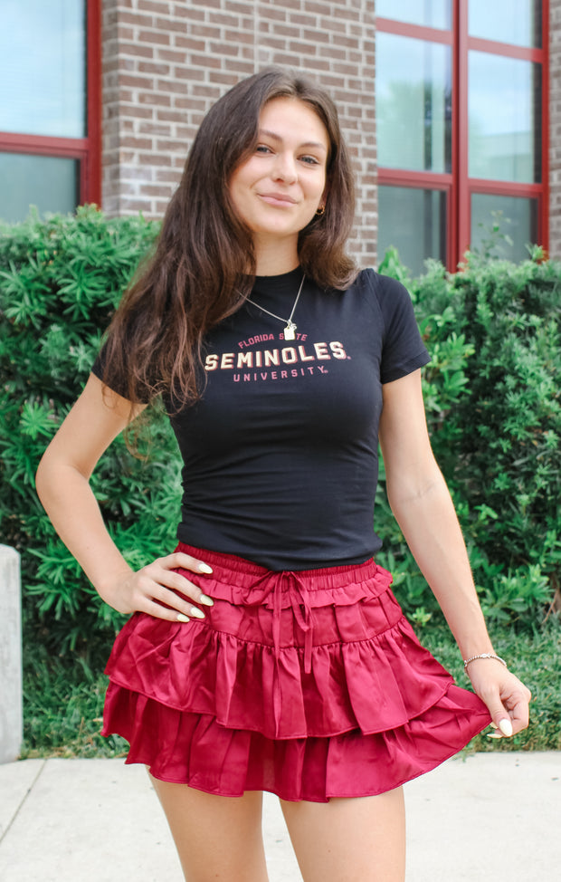 The Seminoles Cotton Jersey Tee (Black)