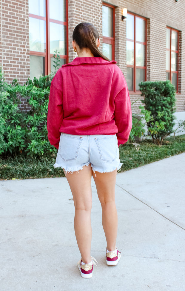 The FSU "Northfork Thelma" Mock-Neck Fleece