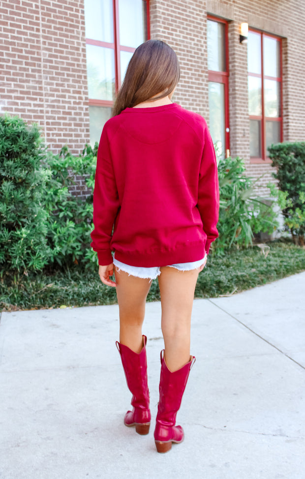 The FSU "Harlow Chenille" Fleece Crew