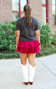 The 'Noles Est. 1851 Vintage Boyfriend Cropped Tee (Black)