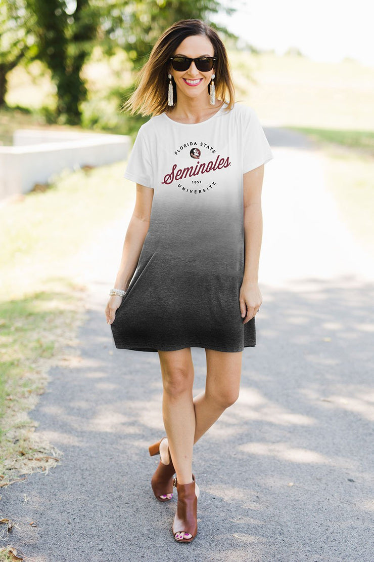Florida State Seminoles Sunset Vibes Dip-Dye Dress (536201166881)