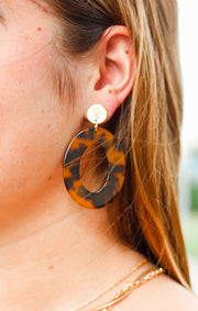 The Acrylic Tortoise Earrings