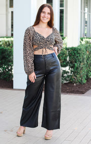 The Animal Print Cut-Out Crop