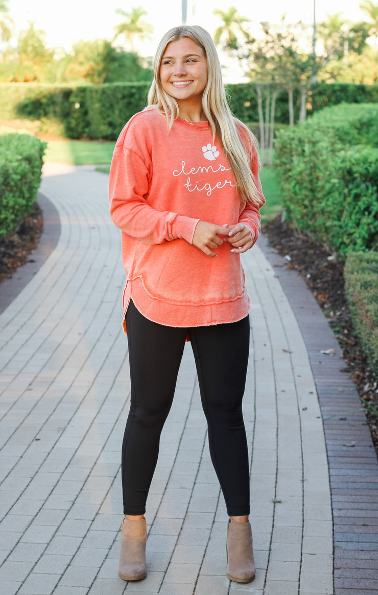 The Clemson Ryland Script Vintage Fleece