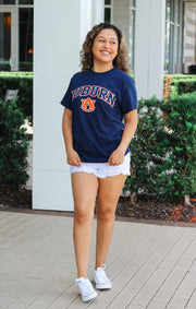 The Classic Auburn Tigers Boyfriend Tee