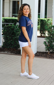 The Classic Auburn Tigers Boyfriend Tee