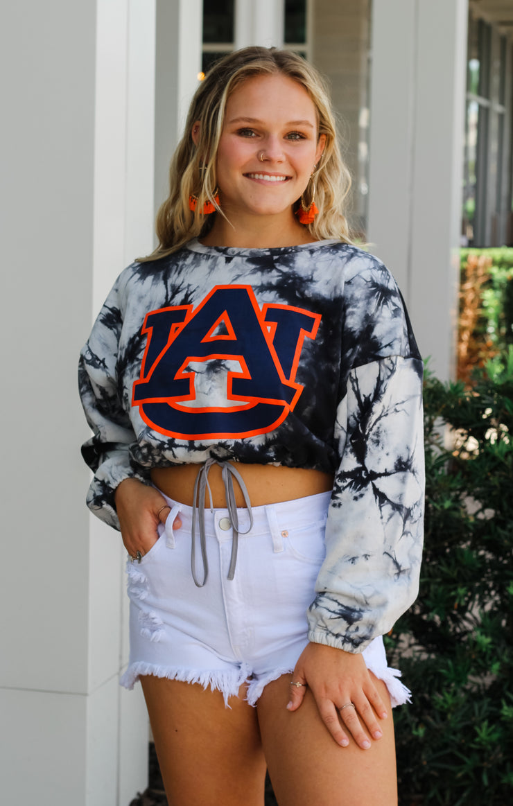 The Auburn Endzone Cropped Pullover