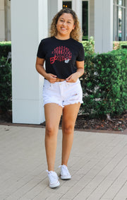 The Georgia Football Retro Helmet Crop Top