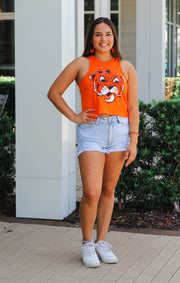 The Rachel Aubie the Tiger Crop Tank