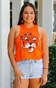 The Rachel Aubie the Tiger Crop Tank