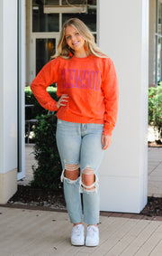The Clemson Southlawn Comfy Cord Pullover