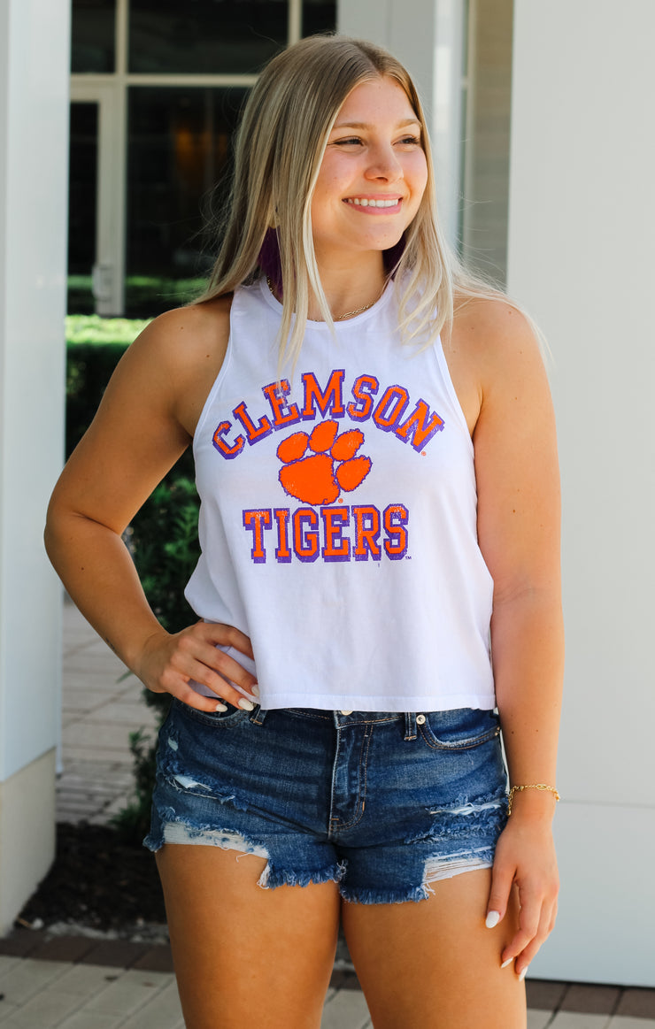 Clemson Tigers Women's Apparel - Retro Brand The Rachel Clemson