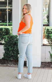 The Rachel Clemson Classic Paw Crop Tank