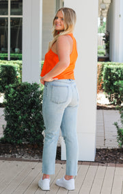 The Rachel Clemson Classic Paw Crop Tank