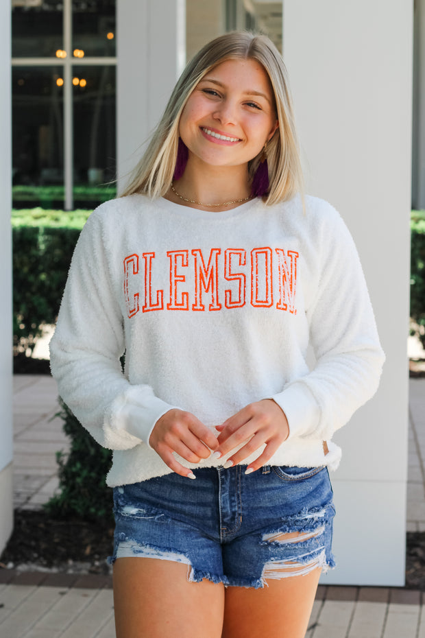 The Clemson "Ouray" Oversized Chenille Fleece