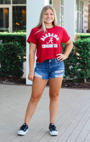 The Erin Classic Alabama Cropped Tee
