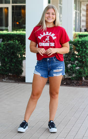 The Erin Classic Alabama Cropped Tee