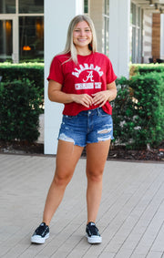 The Erin Classic Alabama Cropped Tee
