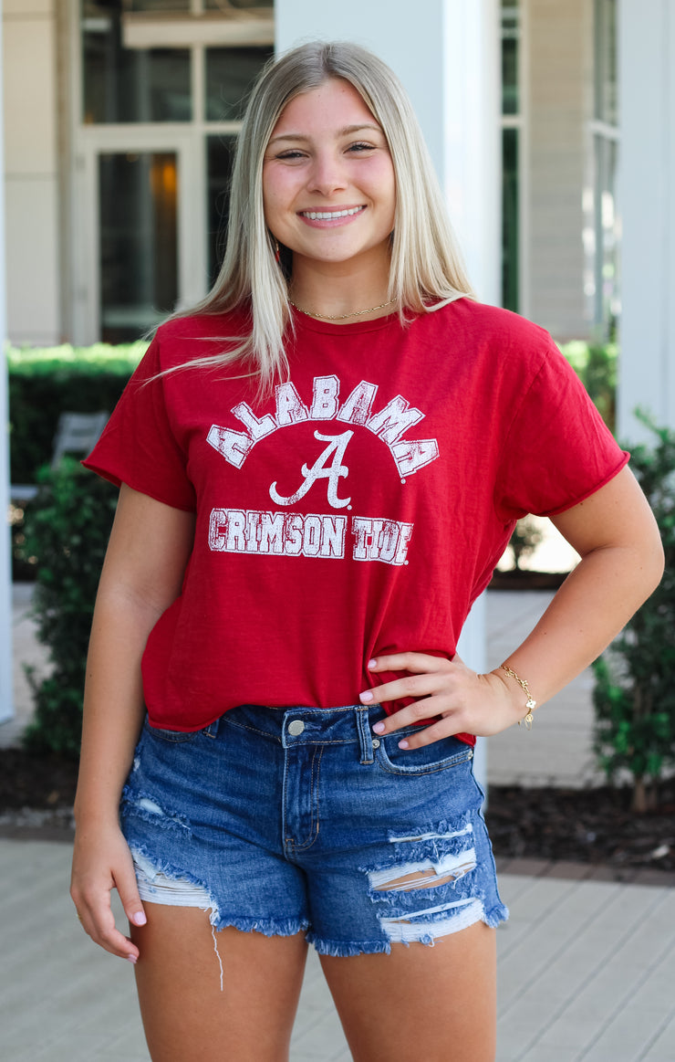 The Erin Classic Alabama Cropped Tee