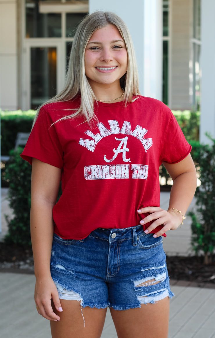 The Erin Classic Alabama Cropped Tee