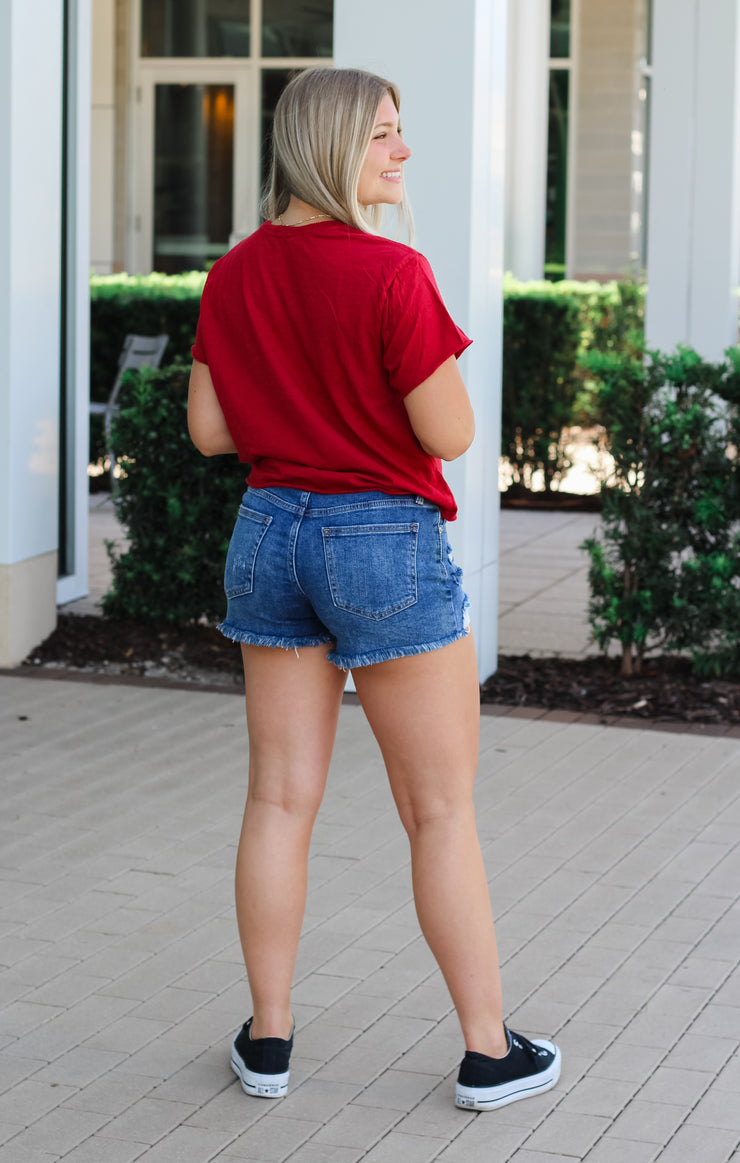 The Erin Classic Alabama Cropped Tee