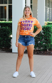 The Fight Tigers Dream On Tie Dye Tee