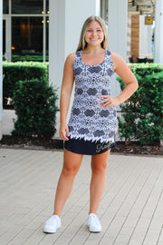 The Zoe Knights Printed Game Day Dress