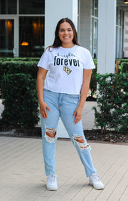 Erin Boyfriend Knights Cropped Tee