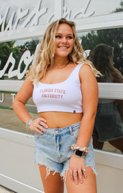 The FSU Scoop Neck Crop