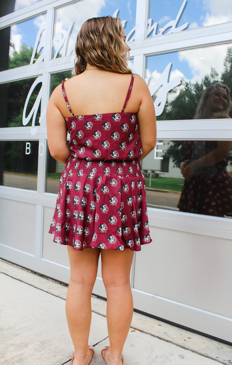 The Seminoles Smocked Skort