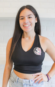 The Seminole Criss Cross Crop Top
